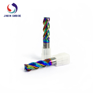 3-schneidiger Aluminium-Wolframkarbid-Schaftfräser mit DLC-Beschichtung