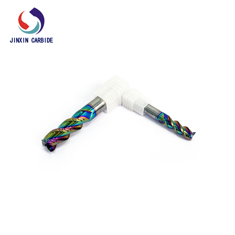 DLC-beschichteter Wolframcarbid-Fräser für die Aluminiumbearbeitung