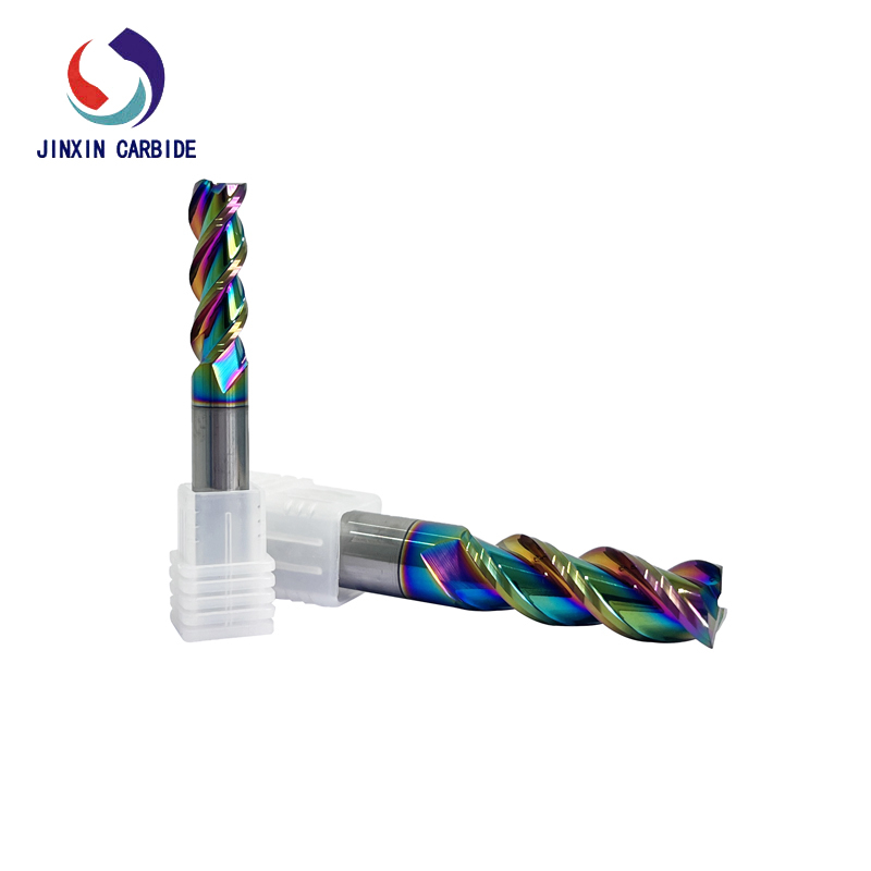 DLC-beschichteter Wolframcarbid-Fräser für die Aluminiumbearbeitung