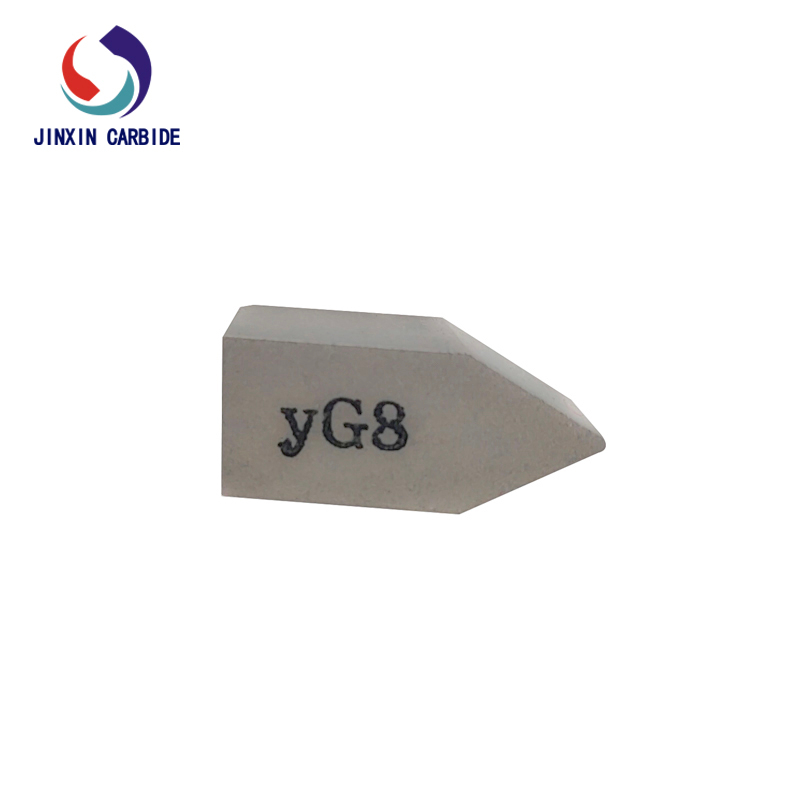 YG8 C122 Hartmetallgelötete Wendeschneidplatten zum Fertigdrehen von Stahl