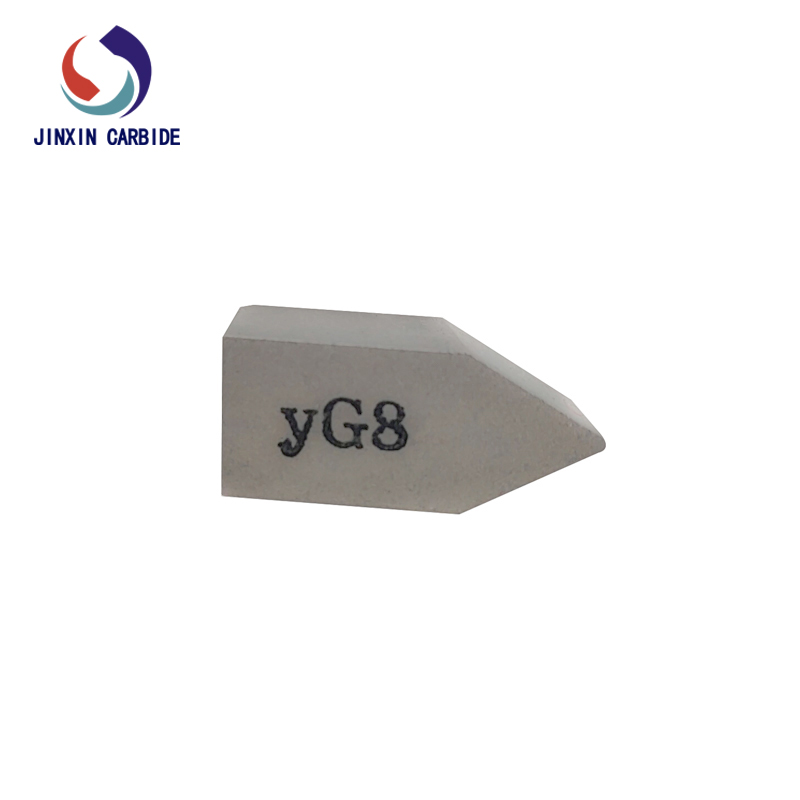 YG8 C122 Hartmetallgelötete Wendeschneidplatten zum Fertigdrehen von Stahl